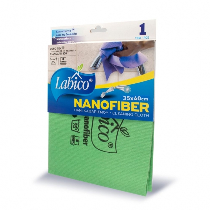 Πανί καθαρισμού NANOFIBER LABICO πράσινο