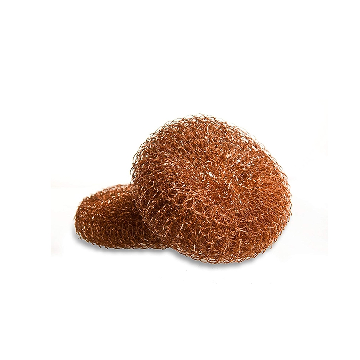 Coppered mesh knitted scourers LABICO